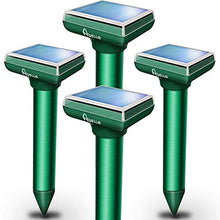 Load image into Gallery viewer, Apello Ultrasonic Mole, Gopher, &amp; Chipmunk Repellent, Solar Powered (4 Pack)