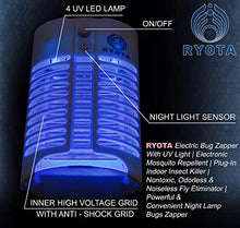 Load image into Gallery viewer, RYOTA Electric Indoor/Outdoor Bug Zapper with UV Light