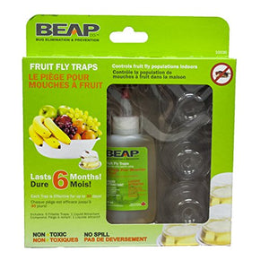 BEAPCO Fruit Fly Traps (6 Pack)