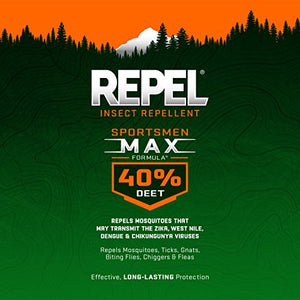 Repel Insect Repellent Sportsmen Max Formula Spray Pump 40% DEET, 2/6-Ounce