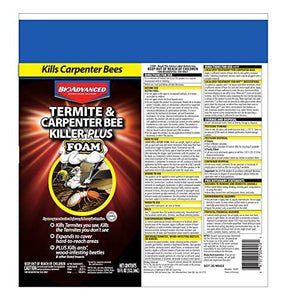 BioAdvanced Termite & Carpenter Bee Killer Plus Foam Pesticide (18 oz. Spray)