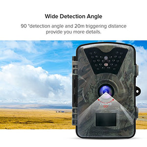 Victure Rodent & Wildlife Camera, 1080P 12MP, Motion Activated Night Vision, Waterproof