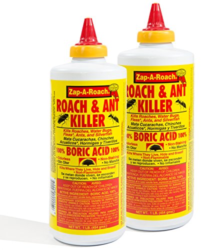 Boric Acid Roach & Ant Killer (1 Lb. Bottle, 2 pack)