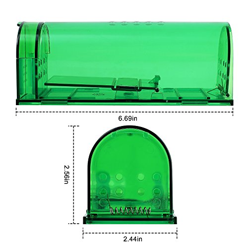 Harris Catch & Release Humane Mouse Traps 3 Pack, Green