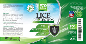 Eco Defense Lice Treatment For Home, Bedding, Belongings, and More - Safe Organic, Natural, and Non Toxic Ingredients - Works Fast to Kill & Repel Lice From Your Environment (16 oz)