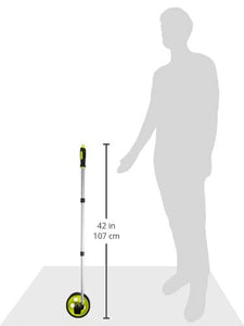 Komelon ML1810 Measuring Wheel for Feet, 6-Inch, Hi-Viz Yellow