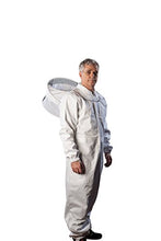 Load image into Gallery viewer, FOREST BEEKEEPING SUPPLY - Premium Cotton Beekeeping Suit with Hood | Suitable for Beginner and Commercial Beekeepers | Includes Metal Brass Zippers | Thumb Straps | Hive Tool Pockets - (XL)