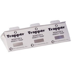 Trapper Insect Trap for Bed Bugs, Roaches, Spiders, Silverfish, More...(90 Traps)