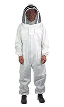 Load image into Gallery viewer, VIVO Professional XL Cotton Full Body Beekeeping Bee Keeping Suit, with Veil Hood (BEE-V106XL)