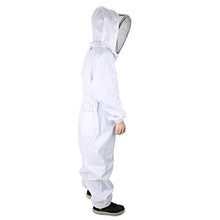 Load image into Gallery viewer, DGCUS Professional Cotton Full Body Beekeeping Suit with Self Supporting Veil Hood(For Person No Taller than 5&#39; 9&quot;)
