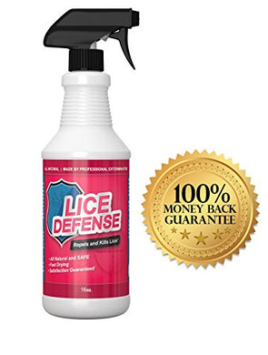 Lice Defense Contact Killer & Repellent Spray For Bedding, Furniture, & Clothing (16 oz)