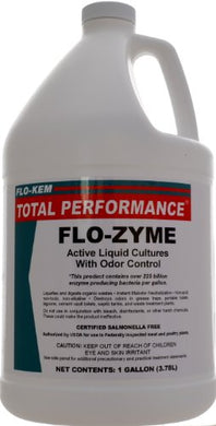 Flo-Kem 5195 Flo-Zyme Commercial Bio-Enzyme Drain Cleaner / Deodorizer (1 Gallon)