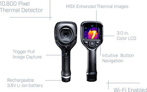 FLIR E5: Compact Thermal Imaging Camera with 120 x 90 IR Resolution, MSX and Wi-Fi