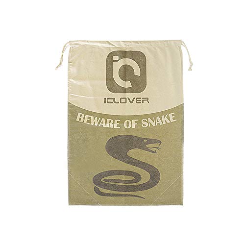 IC ICLOVER Snake Reptile Bag with Drawstring, 20