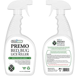 Bed Bug Lice & Mite Killer Spray, Natural, Non-Toxic (24 oz)
