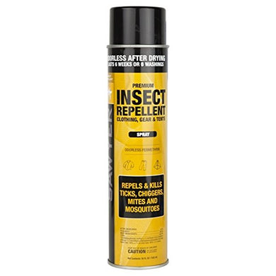 Sawyer Products SP618 Premium Permethrin Clothing Insect Repellent, Aerosol Spray, 18 oz.