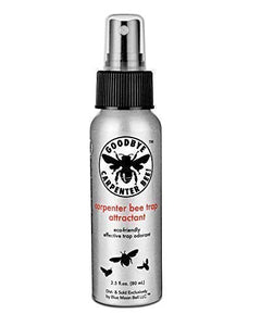Carpenter Bee Trap Attractant Spray - Pheromone Lure for Wood Bees Bumble Boring Traps for Outdoors, Best House Bait, Not Wasp Repellant, Bore Plugs, Killer Brothers Dust Bee Trap and Goodbye Kit