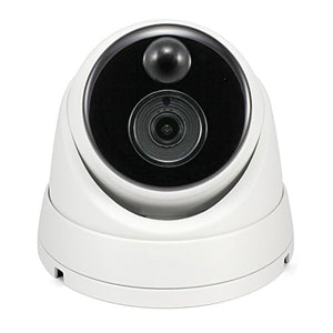 Swann 886MSD-US 4K Resolution Dome Camera, PIR Motion Sensor, 130' of Night Vision, White