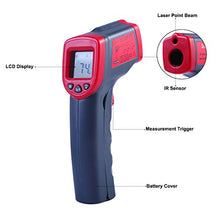 Load image into Gallery viewer, HDE Infrared Digital Thermometer Gun