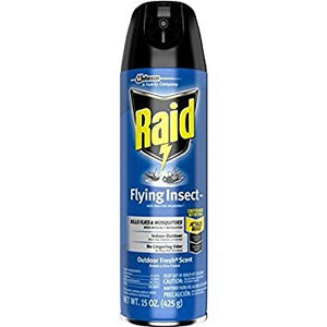 Raid Flying Insect Killer Spray (Pack of 2 x 15oz Cans)