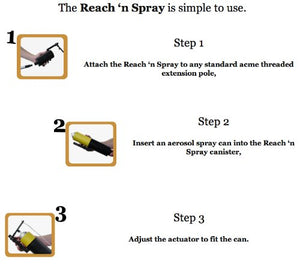 Spectracide Reach 'n Spray Long Reach Aerosol Pest Control Spray Can