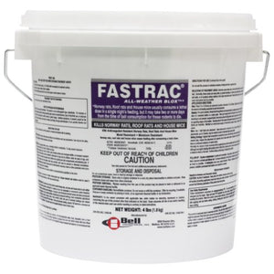 Fasttrac Rodenticide Bait Blox, Kills Rats & Mice (4 lb. Pail)