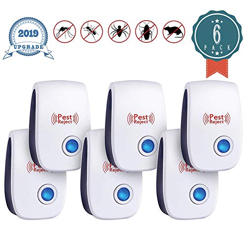 JALL Upgraded Ultrasonic Pest & Rodent Repeller Plug-in (6 Pack)