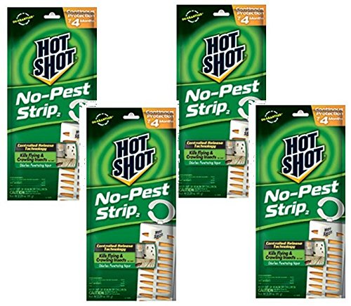 Hot Shot No-Pest Strip Penetrating Vapor Insect Killer (Pack of 4)