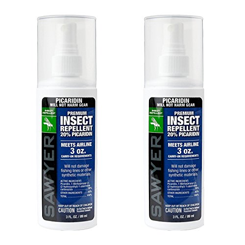 Sawyer Products Premium Insect Repellent with 20% Picaridin, Pump Spray (3 oz. Bottle, 2 Pack)