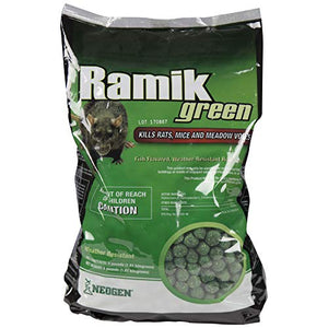 Ramik 1/2" Rodenticide Nuggets, Kills Rats & Mice (4 lbs)