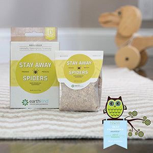 Stay Away Spiders Repellent Scent Pouches, All-Natural (4 Pack)