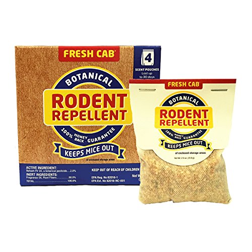 Fresh Cab Natural Rodent Repellent (16 Scent Pouches)