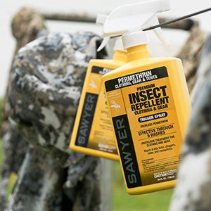 Sawyer Products SP657 Premium Permethrin Clothing Insect Repellent Trigger Spray, 24-Ounce