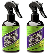 Load image into Gallery viewer, Rodent Sheriff All-Natural Pest Control Spray, Pure Mint Formula Repels Rats, Mice, Racoons, Roaches, And Ants (8 oz. Bottle, 2 Pack)