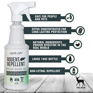 Mighty Mint Peppermint Oil Rodent Repellent Spray (16 oz)
