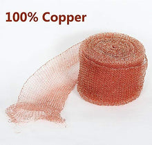 Load image into Gallery viewer, Copper Mesh Pest &amp; Rodent Blocker 5&quot; x 100&#39;