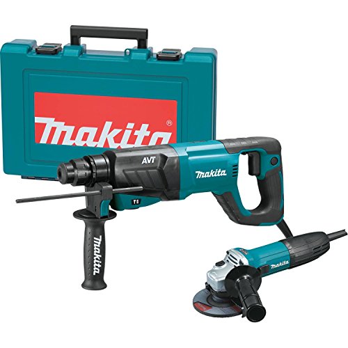 Makita HR2641X1 SDS-PLUS 3-Mode Variable Speed AVT Rotary Hammer with Case and 4-1/2