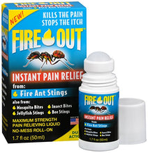 Load image into Gallery viewer, Fire Out Instant Pain Relief from Fire Ant Stings, No-Mess Roll-On (1.7 Fl. Oz.)