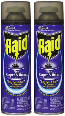 Raid Flea Killer Plus, Carpet & Room Spray (16 oz-2 pk)