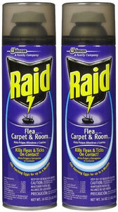 Raid Flea Killer Plus, Carpet & Room Spray (16 oz-2 pk)