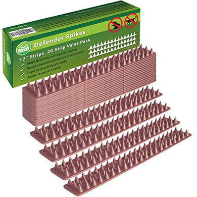 Defender Spikes Outdoor Fence Cat Repellent (20 Pack / 20 Ft)