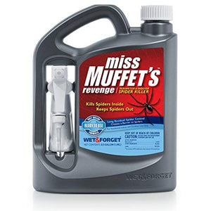 WET & FORGET Miss Muffet's Revenge Spider Killer, 64 oz.