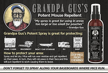 Load image into Gallery viewer, Grandpa Gus&#39;s Mouse &amp; Rat Rodent Repellent Spray - Natural Peppermint Oil (8 Oz)