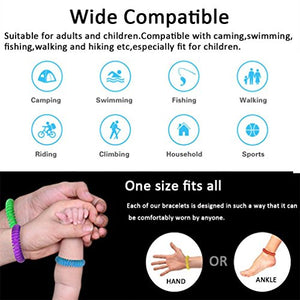 Mosquito Repellent Bracelet,100% Natural Non-Toxic (24 Pack)