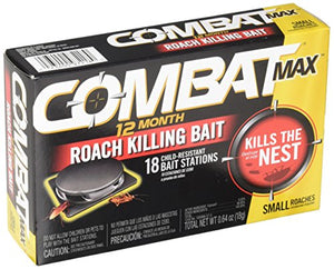Combat Max 12 Month Small Roach Bait Station (18 Count)
