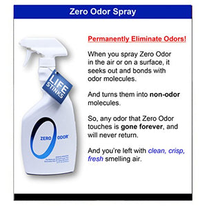 Zero Odor Multi-Purpose Household Odor Eliminator (16 oz Spray Bottle)