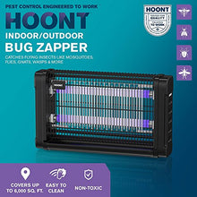 Load image into Gallery viewer, Hoont Bug Zapper Powerful Indoor Electric Fly Zapper Trap – 40 Watts, Protects 6,500 Sq. Ft. – Fly Killer, Insect Killer, Mosquito Killer – For Residential, Commercial and Industrial Use [UPGRADED]