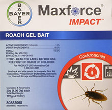 Load image into Gallery viewer, Maxforce Impact Roach Gel Bait (Four 30g Tubes)