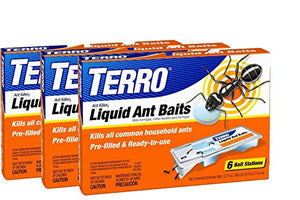 TERRO Liquid Ant Killer II Baits (3 Packs of 6 Bait Stations)