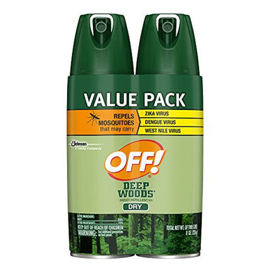 OFF! Deep Woods Insect Repellent VIII Dry (4 oz. Bottle, 2 Count)